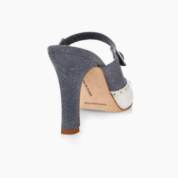 Manolo Blahnik Agathanu heel mules - Picture 11 of 14